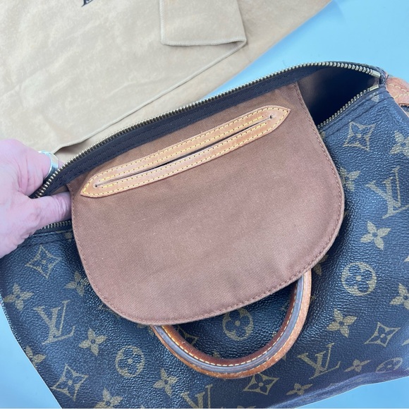 LOUIS VUITTON LV Monogram Speedy 30 Satchel Bag Vintage 1996 Authentic - Picture 7 of 16